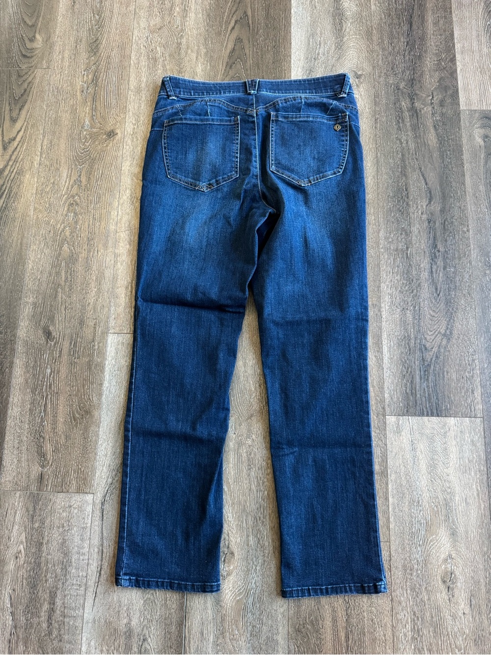 Democracy Dark Blue Straight Leg Jeans Women’s Size 12 - Picture 5 of 7